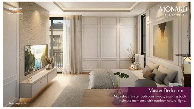armont bsd layout - monard bsd city - rumah bsd city murah