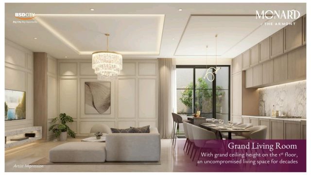 armont sinarmas - rumah bsd city price - armont cluster