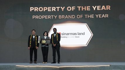 golden property awards 2025 - brand of the year sinar mas land - bsd city